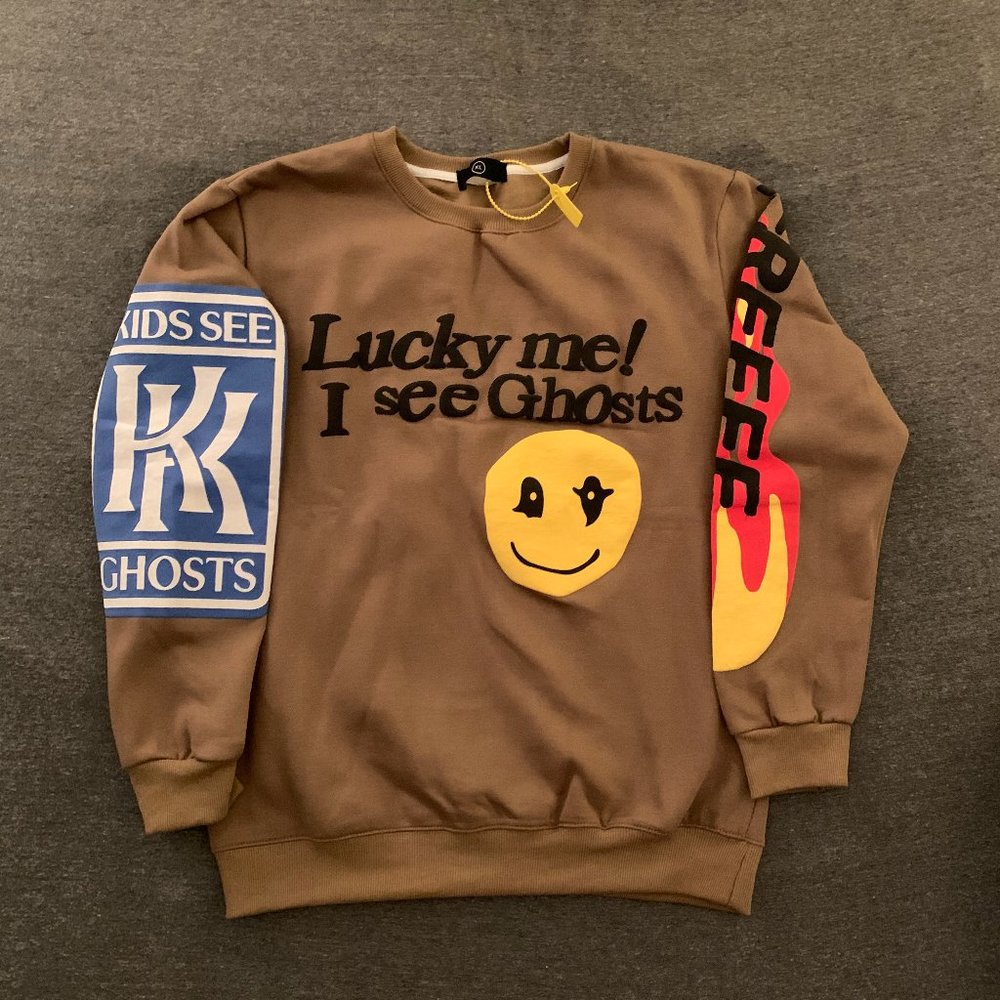 Kanye Lucky Me I See Ghosts Crew Neck Sweatshirt